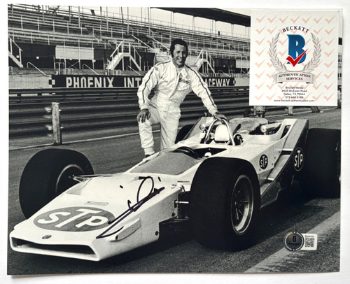 Mario andretti foto firmata - andretti,