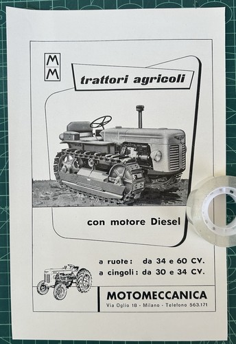 Rara pubblicità trattori - pubblicità,
