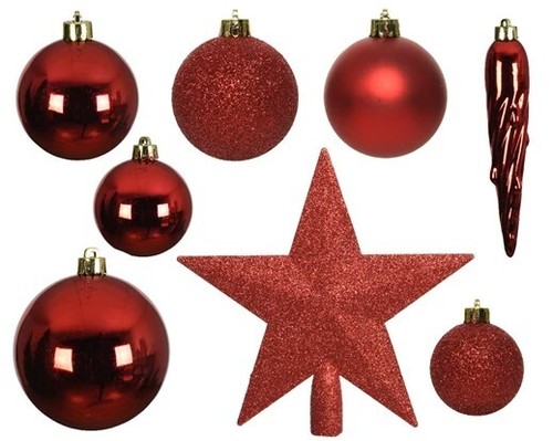 Natale 8cm sfere - 33,