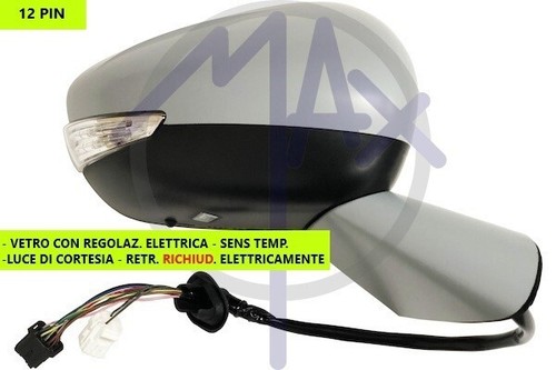 Specchio retrovisore elettrico - specchio,
