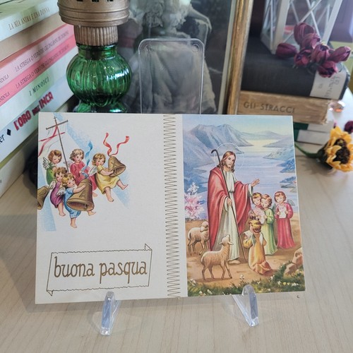 Cartolina buona pasqua - buona, da
