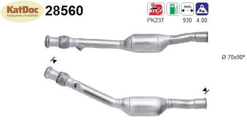 Catalizzatore peugeot 406 - catalizzatore,