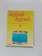 Vecchio Libro Di Scuola  LEGGENDO LEGGENDO Terza Classe  Elementare -