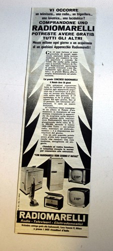 Pubblicita 1958 radio - pubblicita',