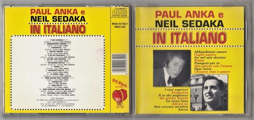 Paul anka neil sedaka - cd,