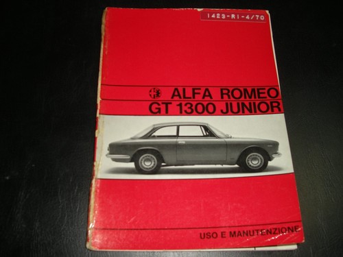 Alfa romeo libretto uso - romeo, e
