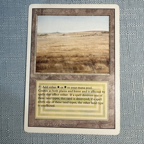Savannah dual land magic the - dual,