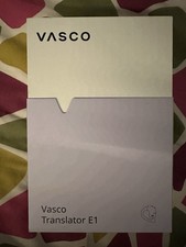 Vasco Translator E1 /Auricolari Traduttore Simultaneo Vocale in Oltre 50 Lingue
