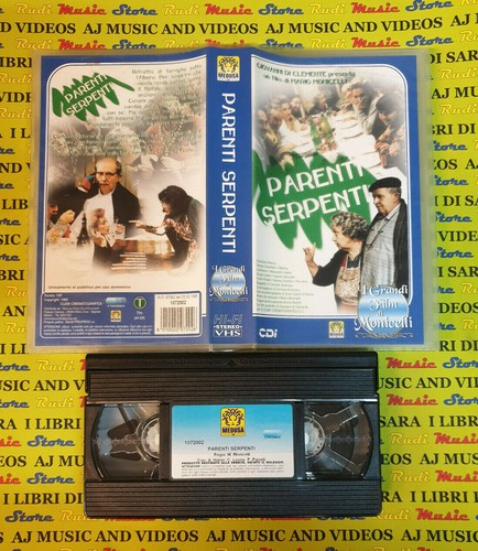 Vhs film parenti serpenti - vhs, 1992