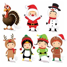 Natale fantasia mini cartone - natale,