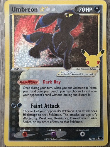 Pokémon umbreon gold - gold, star