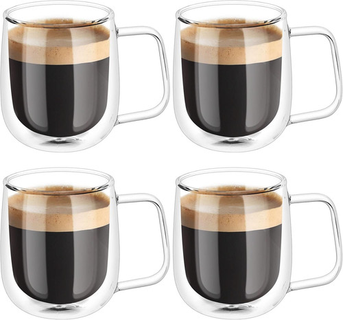 Tazza vetro doppia - in, a