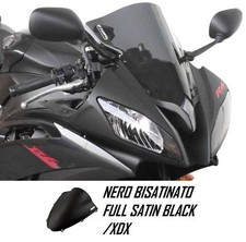 FABBRI Cupolino DOUBLE BUBBLE Nero Bisatinato Per YAMAHA YZF R6 2008 - 2016