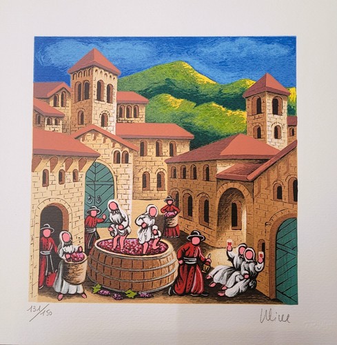 Ulisse serigrafia vino - serigrafia,