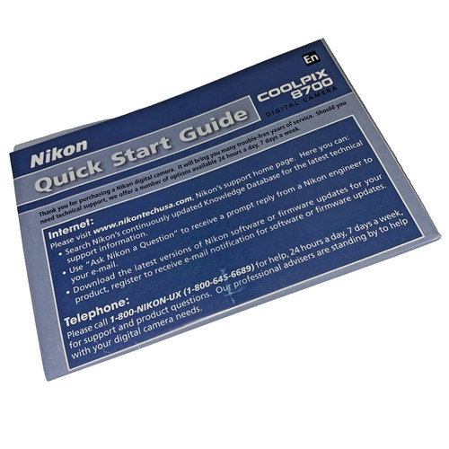 Nikon coolpix 8700 guida - coolpix,