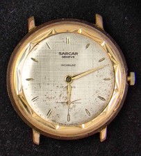 Orologio Sarcar Geneve Sottile Uomo Carica Manuale Peseux 320 Vintage Svizzero--Ricambi/Riparazioni
