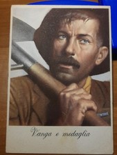 CARTOLINA BOCCASILE   FASCISMO   VANGA E MEDAGLIA      FG NV