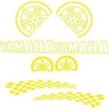 SET 8 ADESIVI GIALLO per