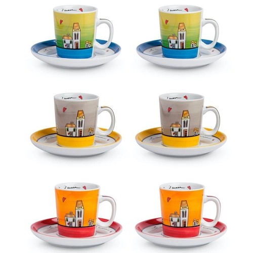 Egan casette set 6 tazze - le,