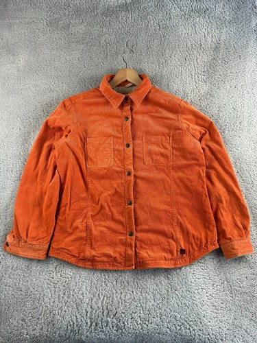 Veste chemise orange woolrich
