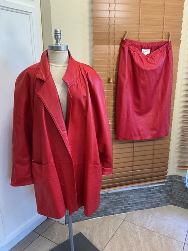 Set completo gonna - , pelle