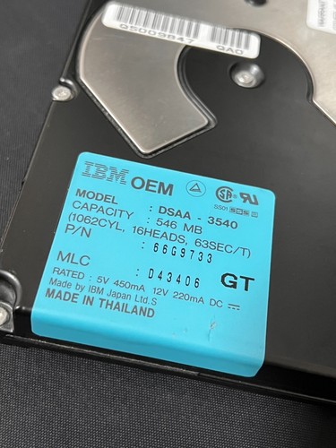 Disco rigido ibm - disco, dsaa-3540