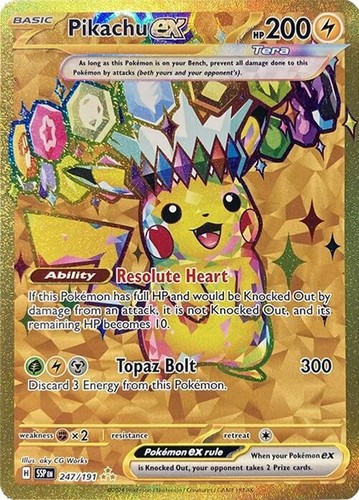 Pikachu 247 191 pokemon - 247/191,