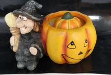 Halloween portacandela zucca