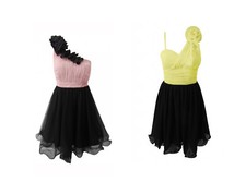 sexy one shoulder cocktail