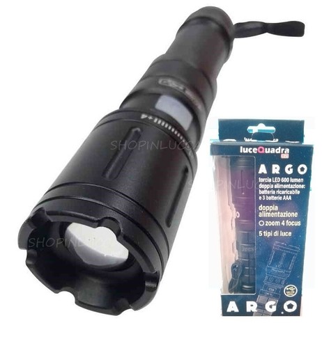 Torcia led ricaricabile - torcia,