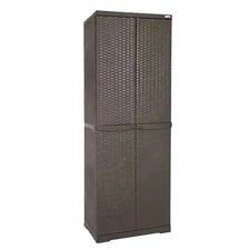 ARMADIO PORTASCOPE 'RATTAN WENGE' cm L 65x P 45x H 178
