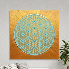 Quadro Fiore della Vita Sole