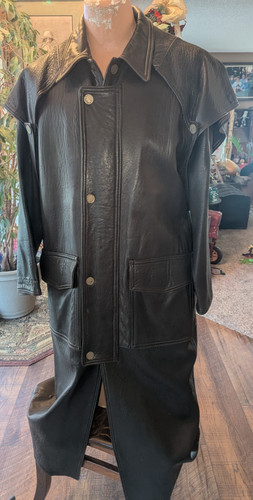 Cappotto spolverino pelle - , di