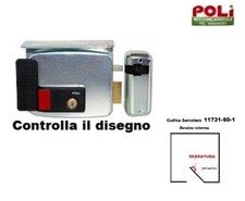 ELETTROSERRATURA SERRATURA ELETTRICA CISA SERIE 11731-50-1 12Volt PER CANCELLI