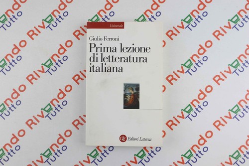 Giulio ferroni prima lezione - giulio,