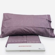 Borbonese Image Matrimoniale Lenzuolo Completo  in Rasatello di Cotone 100%