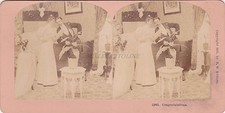 * STEREOVIEW - Congratulazioni, matrimonio (B.W.Kilburn)