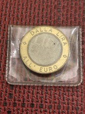 MONETA GETTONE EURO  DALLA LIRA ALL'EURO COSTRUIAMO INSIEME L'EUROPA 1999