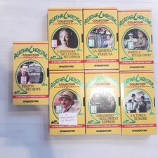 7 Vhs Agatha Christie Collection, Poirot De Agostini Editore 1994