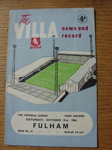 1964 aston villa v - aston,