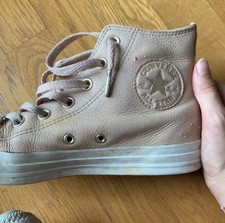 Converse All Star in pelle Rosa Pink 39 originali con scatola