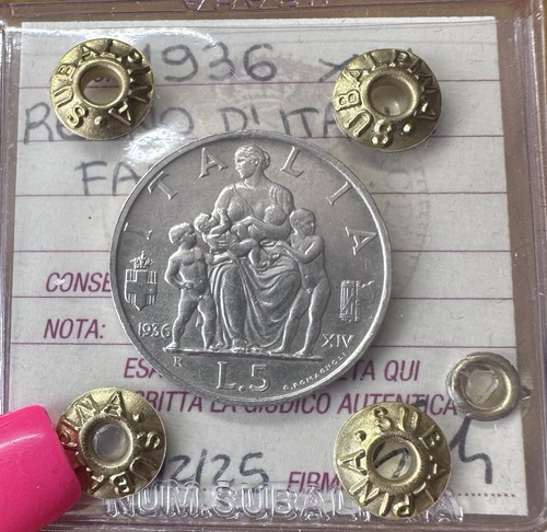 Moneta regno italia - moneta, lire