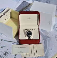Omega Speedmaster Chrono Tripla Data Day Date Blu Eccellenti Condizioni Con Box