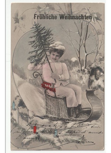 1907 antica cartolina primi - antica,