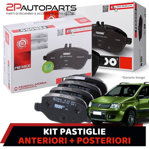Kit pastiglie freno - pastiglie, anteriori
