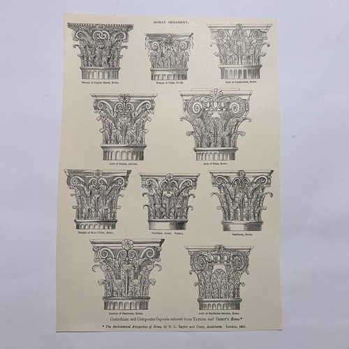 Stampa ornamentale romana - , 1910