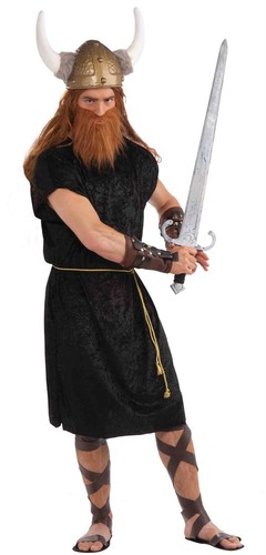 Costume tunica romana nera - ,