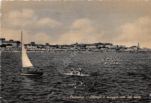Cartolina cesenatico vista - -,