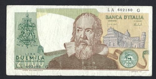 Banconota 2000 lire - banconota, da