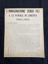 MARINETTI, Manifesto